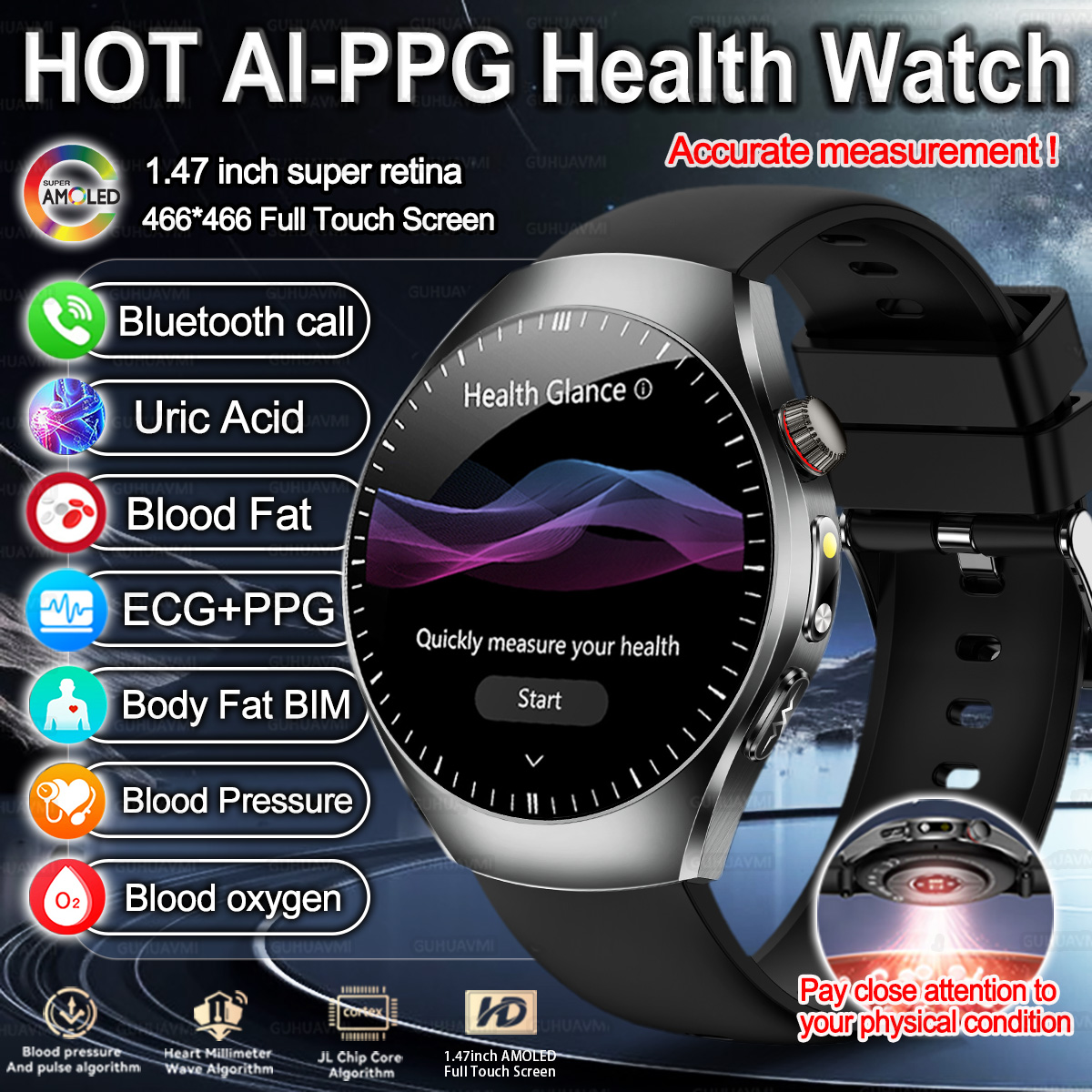 Smartwatch Branded Watches For Women - Nowa Marka 2026 Ulepszony Smartwatch z