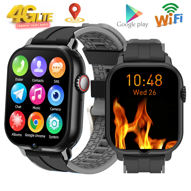 Smartwatch Watches For Kid Boy With Alarm - 2024 dzieci oglądają Android 9.0 4G