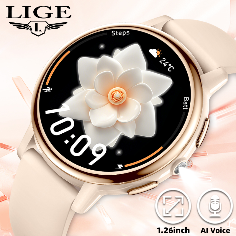 Smartwatch Luxury Watches For Women - Smartwatch damski LIGE 2026, luksusowy, ekran