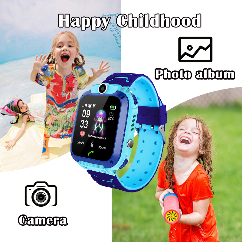 Smartwatch Watches For Kid Boy With Alarm - Inteligentny zegarek dla dzieci Q12B z