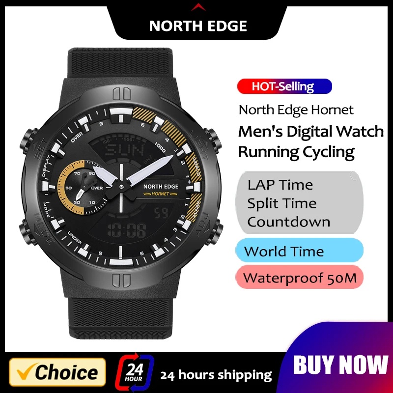 Smartwatch Army Watches For Men - NORTH EDGE Męski Smartwatch Z Funkcją