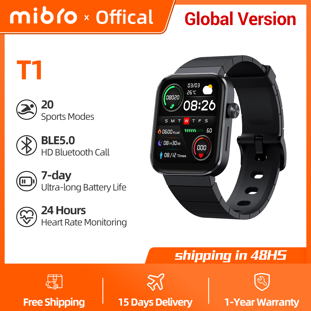 Smartwatch Watches Price - Zegarek Mibro T1 Global Version 1.6calowy