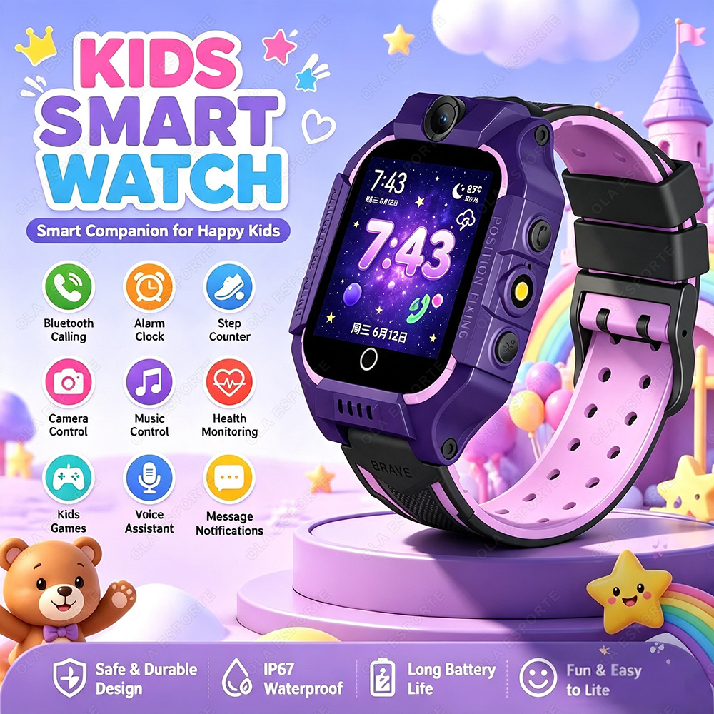 Smartwatch Watches For Kid Boy With Alarm - 2027 Nowy Smartwatch dla Dzieci 2G