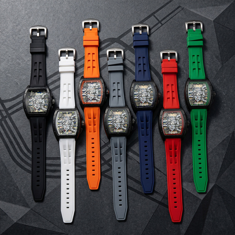Smartwatch Watches Boys - Modny męski zegarek kwarcowy z silikonowym