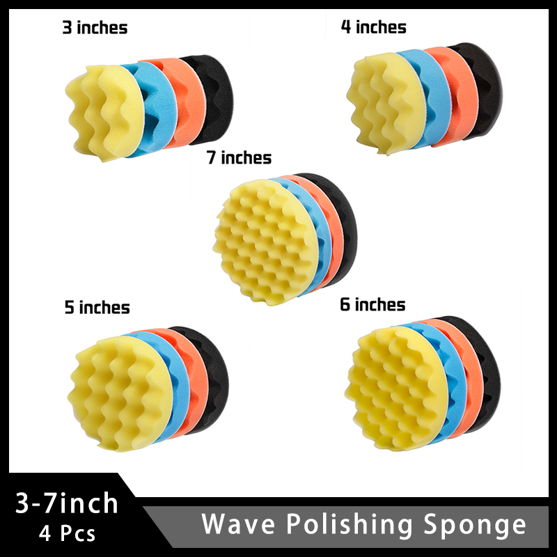 Watch Polishing Cloth - 4 szt. 3/4/5/6/7 Cal bufor polerujący