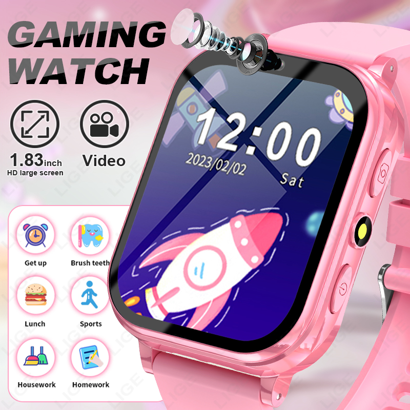 Smartwatch Watches For Kid Boy With Alarm - LIGE Inteligentny zegarek dla dzieci Dziewczyna