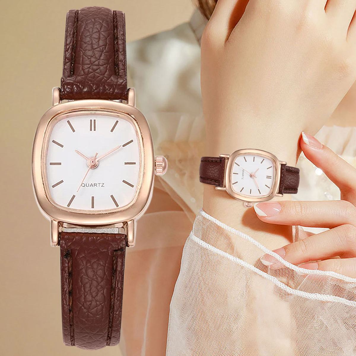Minimalist Thin Watch - Zegarek na co dzień dla kobiet