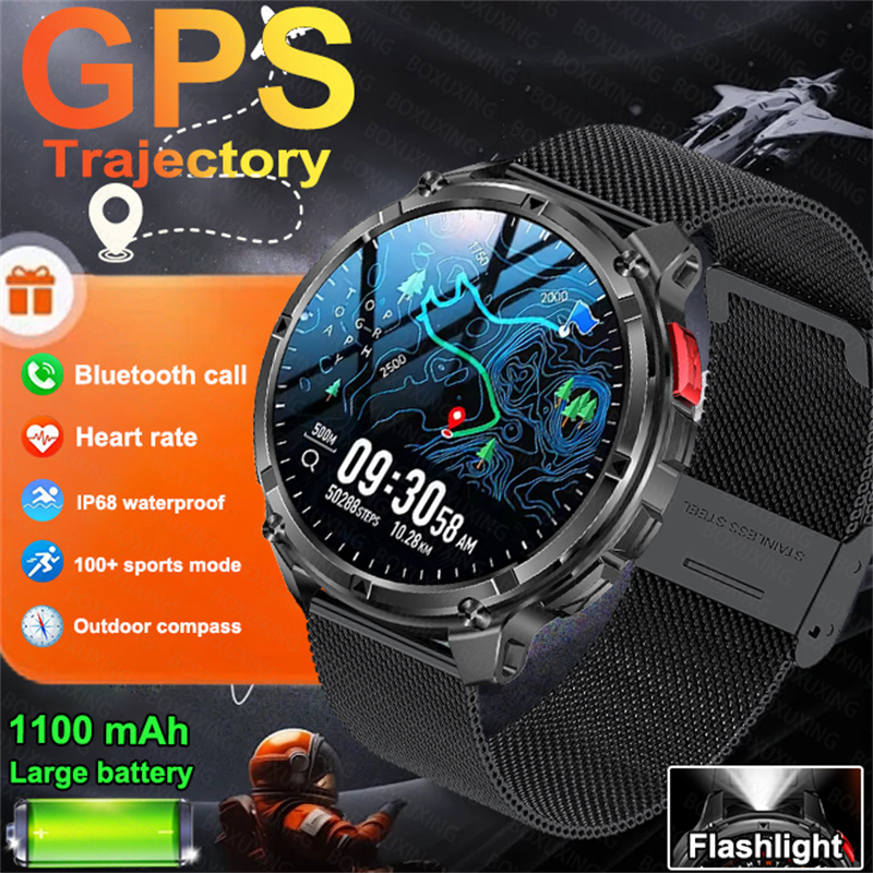 Smartwatch Military Watches For Men - Nowy smartwatch męski 2026, 1100mAh, ultra