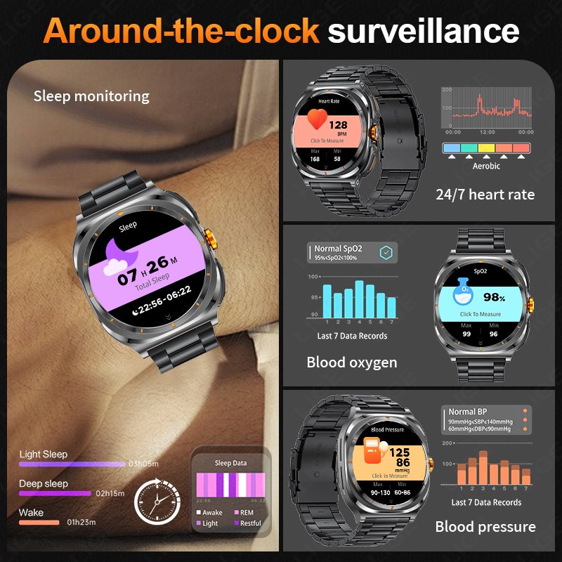 LIGE 2025 zegarek bezprzewodow – Smartwatch Watches Price recenzja i cena