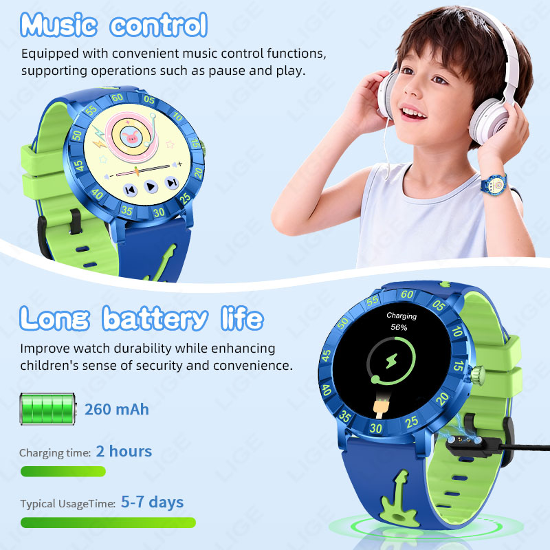 Nowy smartwatch LIGE 2026 dla  – Smartwatch Watches For Kid Boy With Alarm recenzja i cena