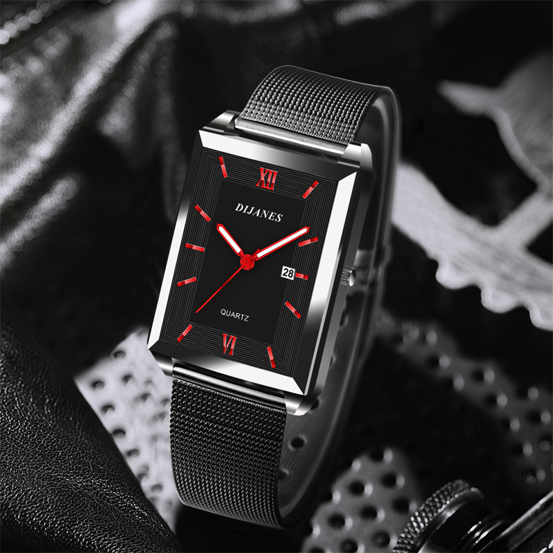 Męski kalendarz data sport i w – Mesh Stainless Strap recenzja i cena