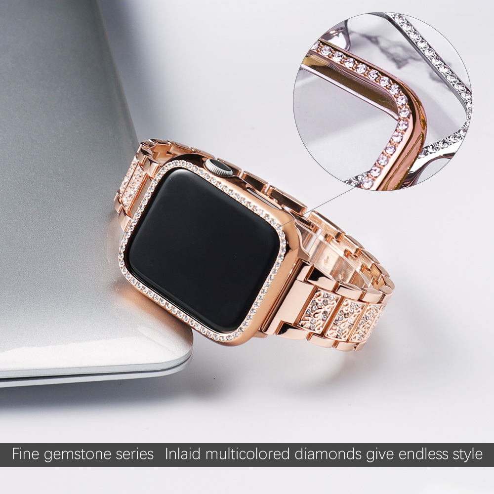 Etui + pasek do zegarka Apple  – Smartwatch Luxury Watches For Women recenzja i cena