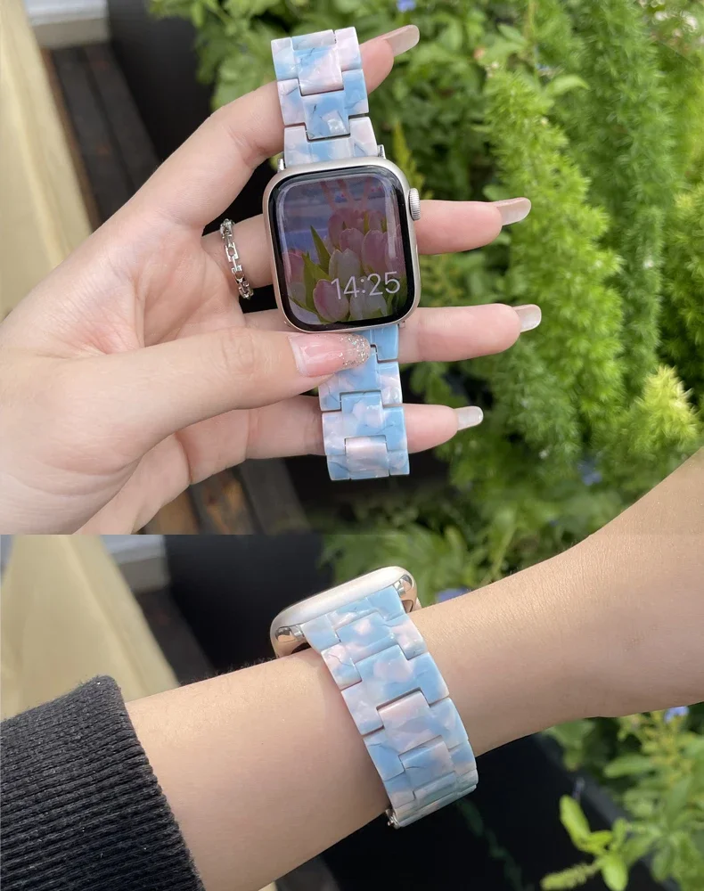 Luksusowy pasek z żywicy do Ap – Smartwatch Luxury Watches For Women recenzja i cena