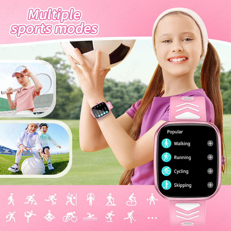 LIGE Dziecięcy Smartwatch dla  – Smartwatch Watches For Kid Boy With Alarm recenzja i cena