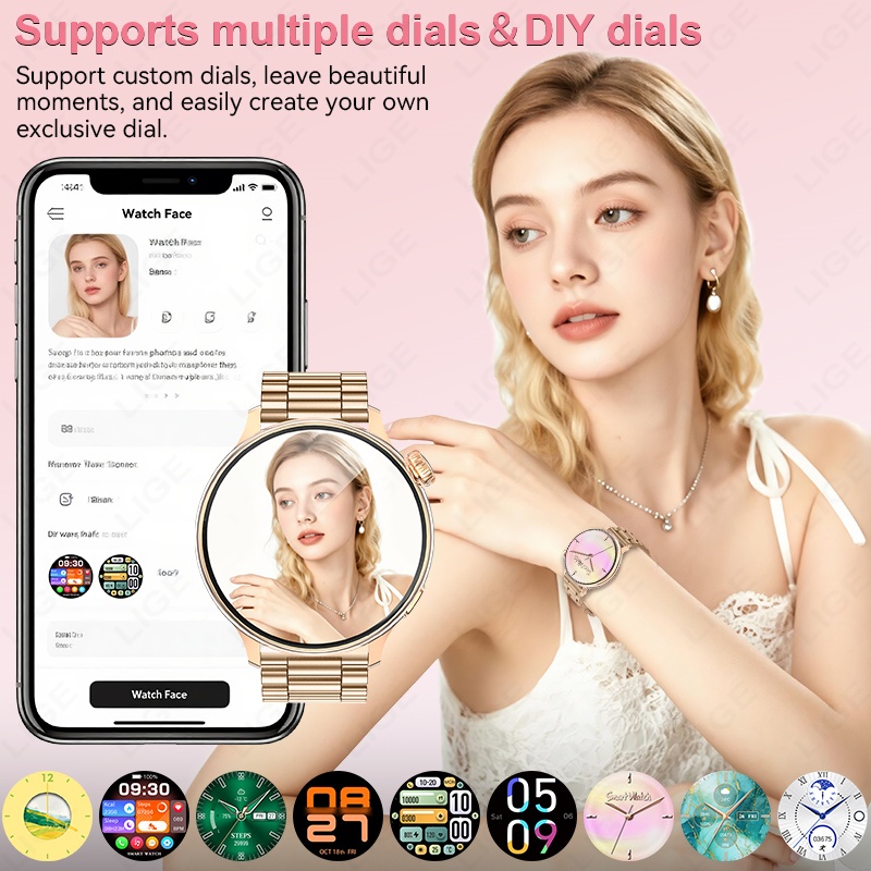 LIGE Luksusowy Smartwatch Dams – Smartwatch Luxury Watches For Women recenzja i cena