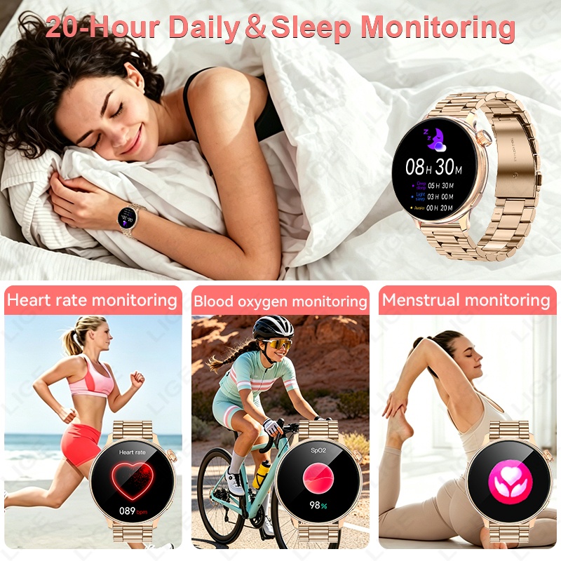 LIGE Luksusowy Smartwatch Dams – Smartwatch Luxury Watches For Women recenzja i cena