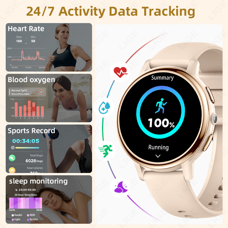 Smartwatch damski LIGE 2026, l – Smartwatch Luxury Watches For Women recenzja i cena