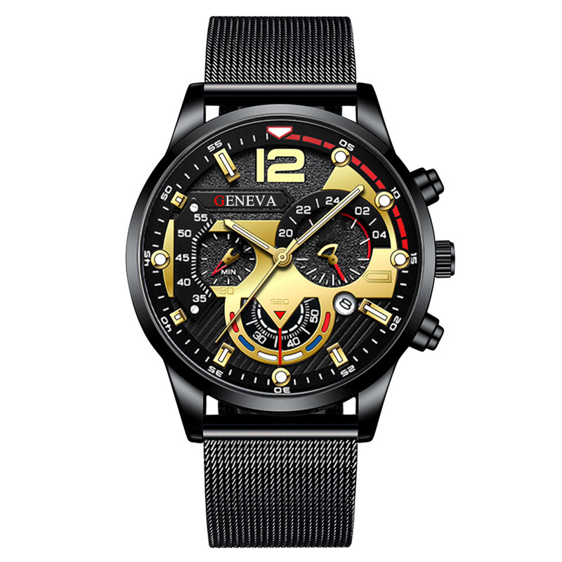 Męski zegarek kwarcowy z siatk – Mesh Stainless Strap recenzja i cena