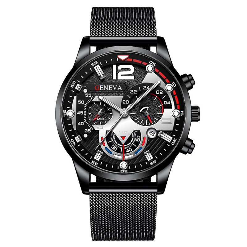 Męski zegarek kwarcowy z siatk – Mesh Stainless Strap recenzja i cena