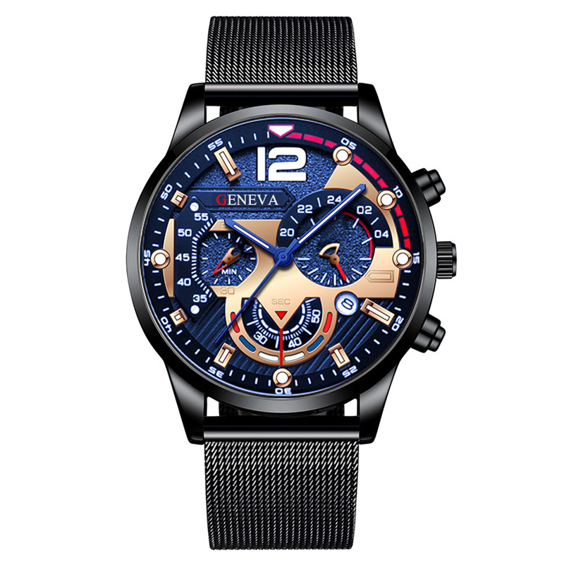 Męski zegarek kwarcowy z siatk – Mesh Stainless Strap recenzja i cena