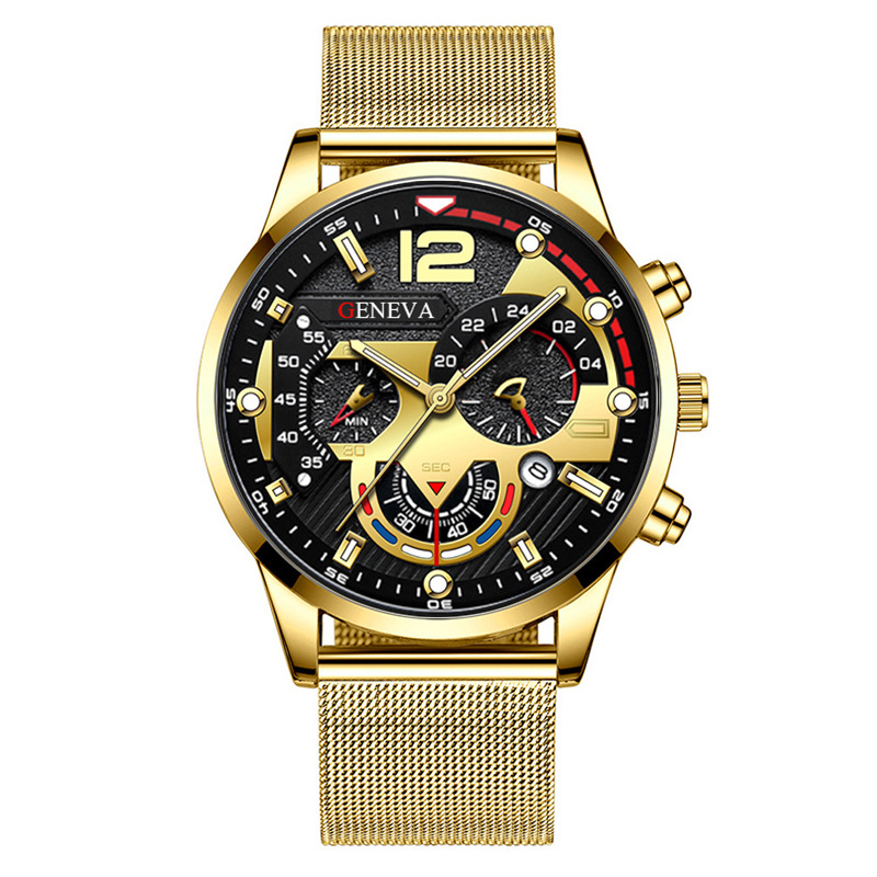 Męski zegarek kwarcowy z siatk – Mesh Stainless Strap recenzja i cena