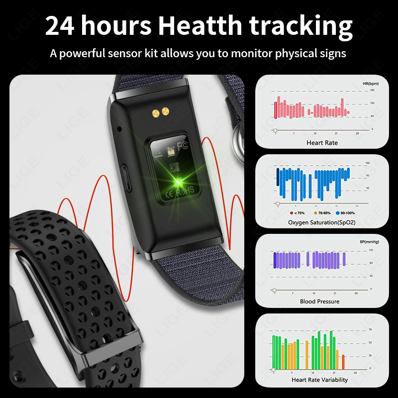 LIGE inteligentny zegarek tętn – Smartwatch Watches Price recenzja i cena