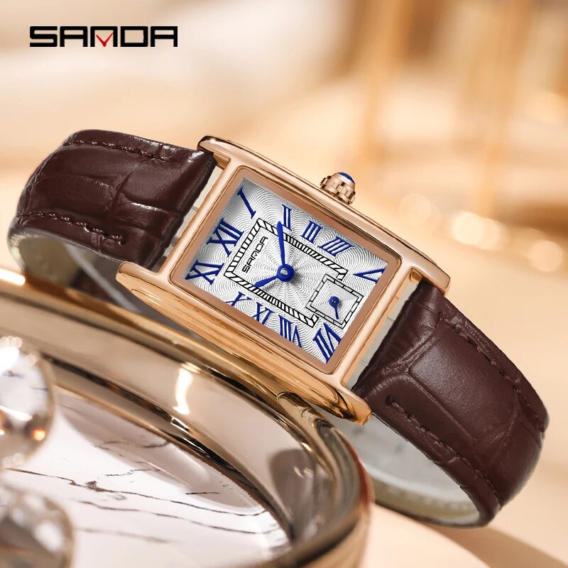 SANDA 1116 Nowa moda 2024 Eleg – Minimalist Thin Watch recenzja i cena