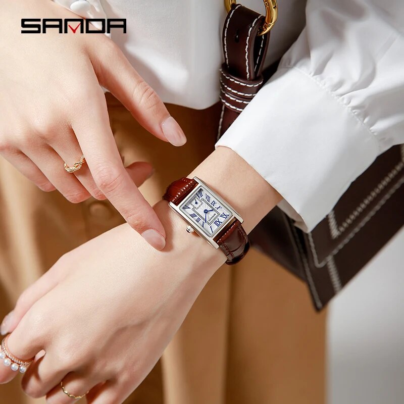 SANDA 1116 Nowa moda 2024 Eleg – Minimalist Thin Watch recenzja i cena