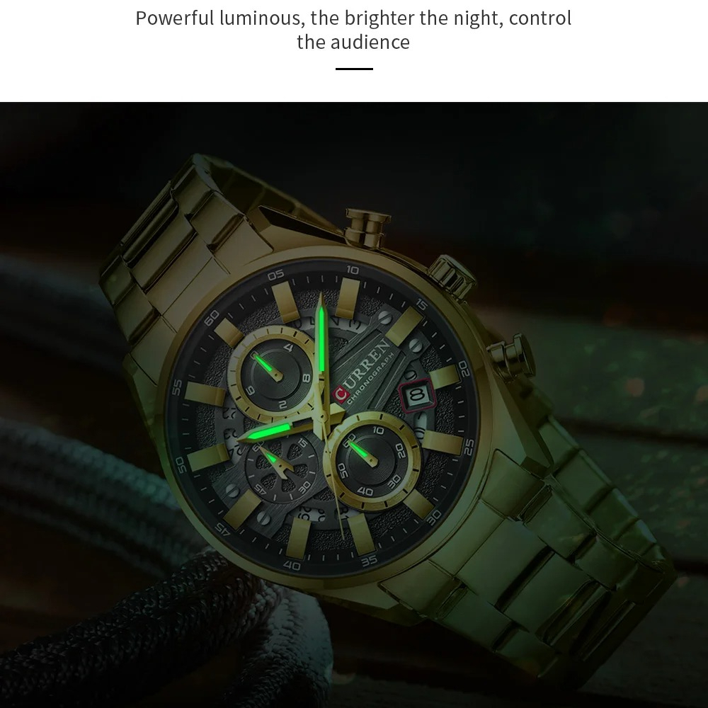 CURREN 8495 Zegarek męski Wodo – Smartwatch Watches For Men Brands recenzja i cena