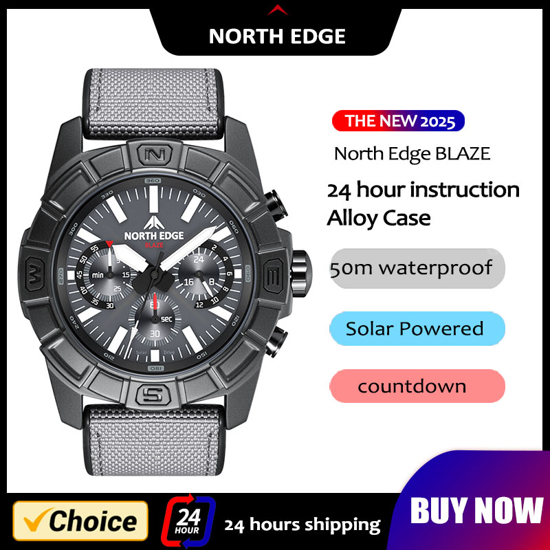NORTH EDGE 2025 BLAZE męski ze – Smartwatch Army Watches For Men recenzja i cena