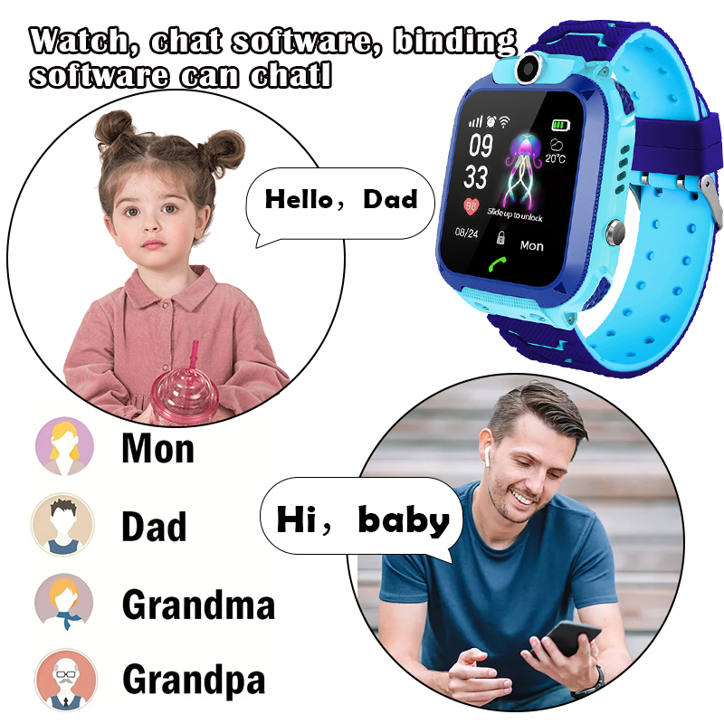 Inteligentny zegarek dla dziec – Smartwatch Watches For Kid Boy With Alarm recenzja i cena
