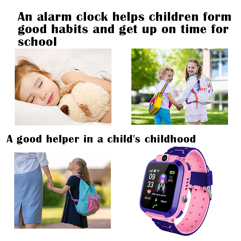 Inteligentny zegarek dla dziec – Smartwatch Watches For Kid Boy With Alarm recenzja i cena
