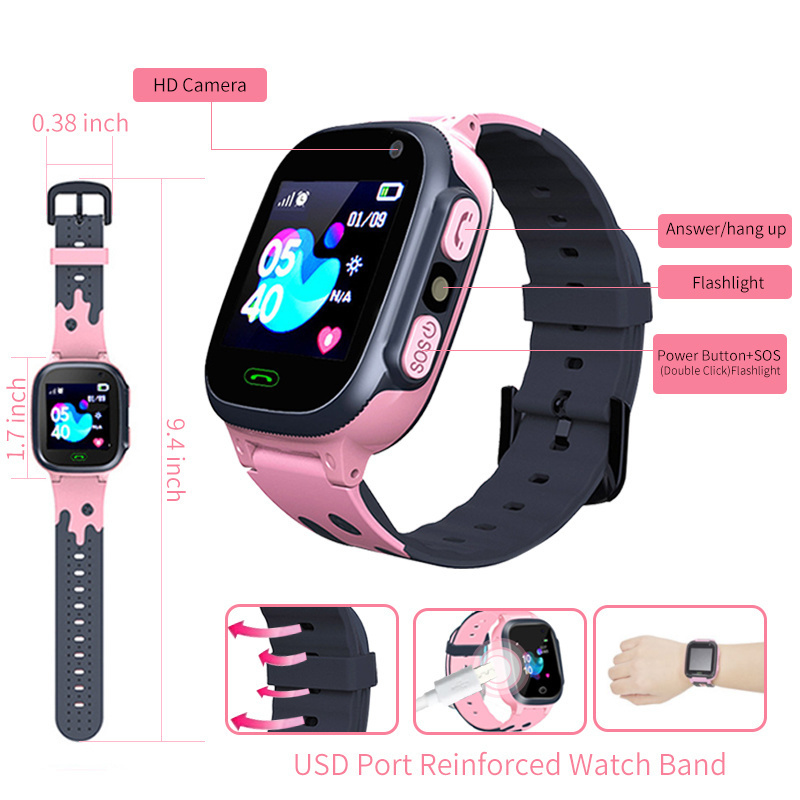 Inteligentny zegarek dla dziec – Smartwatch Watches For Kid Boy With Alarm recenzja i cena