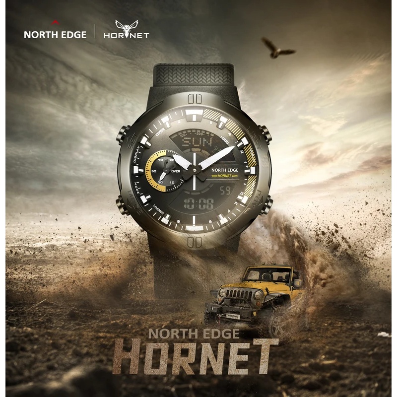 NORTH EDGE Męski Smartwatch Z  – Smartwatch Army Watches For Men recenzja i cena