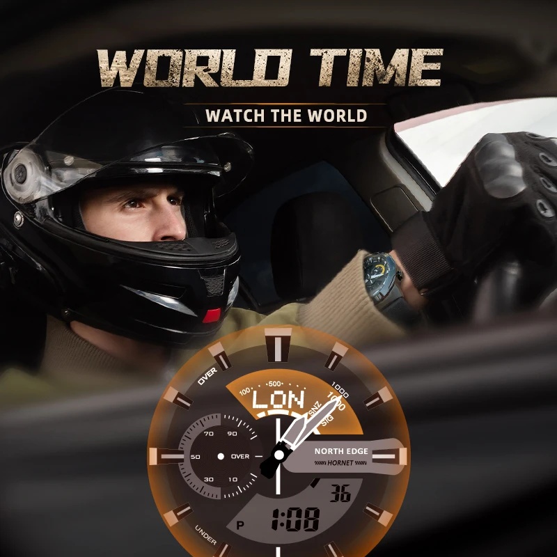 NORTH EDGE Męski Smartwatch Z  – Smartwatch Army Watches For Men recenzja i cena
