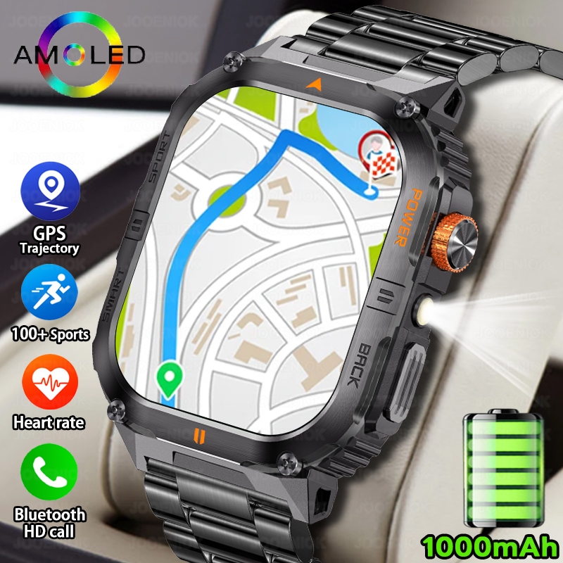 Nowy smartwatch męski 1000mAh, – Smartwatch Military Watches For Men recenzja i cena