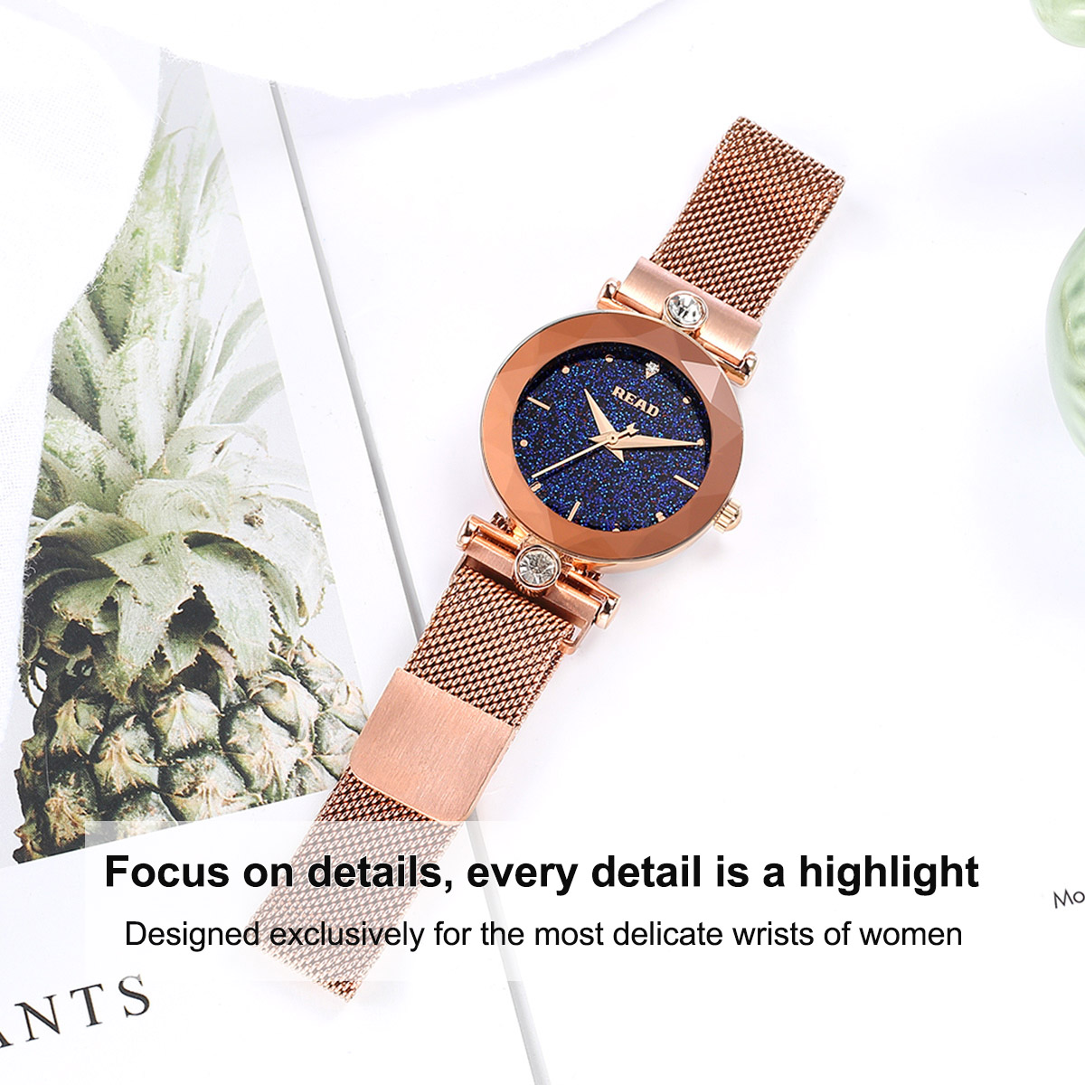 Zegarek damski z mechanizmem k – Mesh Stainless Strap recenzja i cena