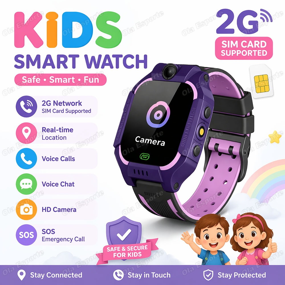 Inteligentny zegarek dla dziec – Smartwatch Watches For Kid Boy With Alarm recenzja i cena