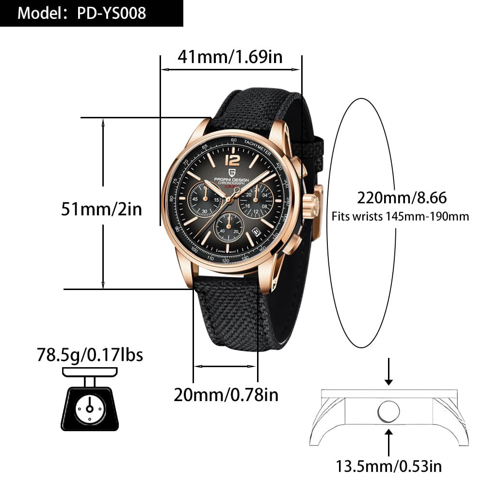 PAGANI DESIGN Nowy Męski Zegar – Smartwatch Watches For Men Brands recenzja i cena