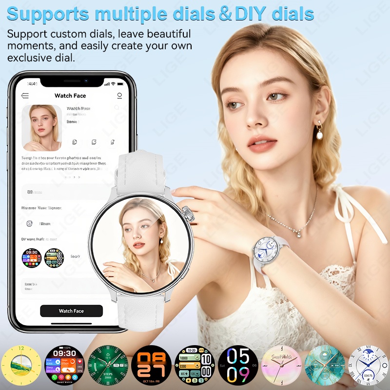 LIGE Luksusowe Smartwatche Dam – Smartwatch Luxury Watches For Women recenzja i cena