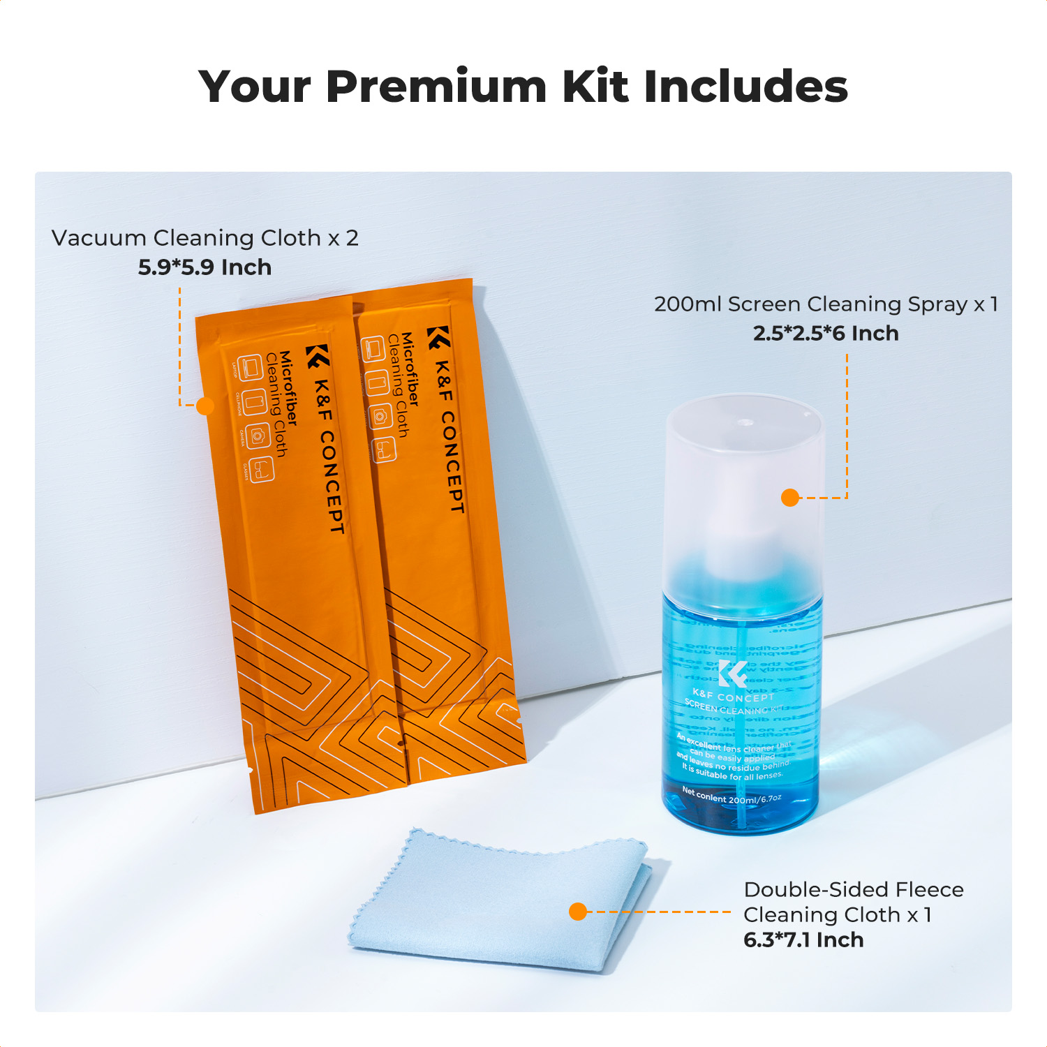 K&F CONCEPT 200ML Spray do czy – Watch Polishing Cloth recenzja i cena