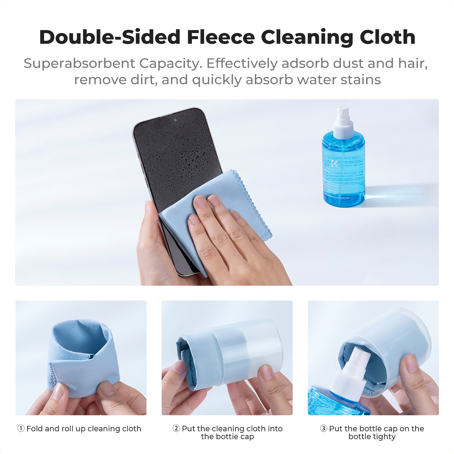 K&F CONCEPT 200ML Spray do czy – Watch Polishing Cloth recenzja i cena
