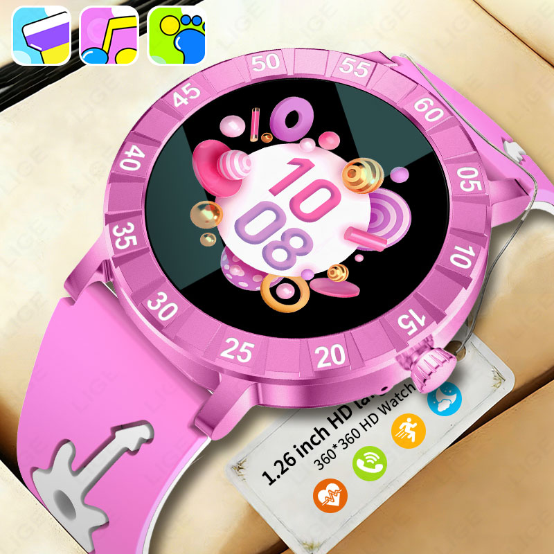 LIGE Dziewczęcy Smartwatch SOS – Smartwatch Watches Useful Gift For Boys recenzja i cena