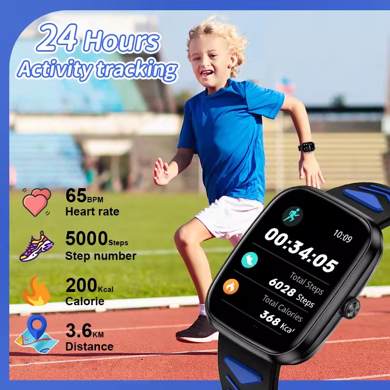 Dziecięcy Chłopięcy Dziewczęcy – Smartwatch Watches For Kid Boy With Alarm recenzja i cena