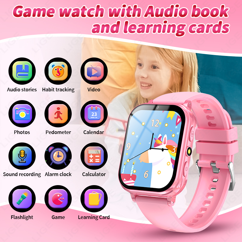 LIGE Inteligentny zegarek dla  – Smartwatch Watches For Kid Boy With Alarm recenzja i cena