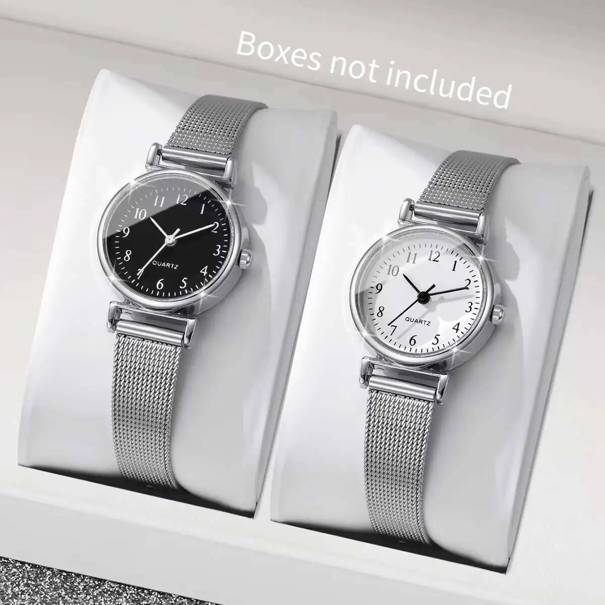 1/2 SZT. Modne Zegarki Damskie – Mesh Stainless Strap recenzja i cena