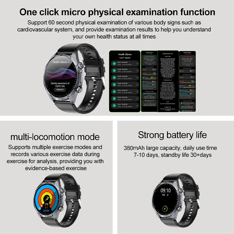 NOWY Smartwatch CES Sleep Aid  – Smartwatch Online Watches For Men recenzja i cena