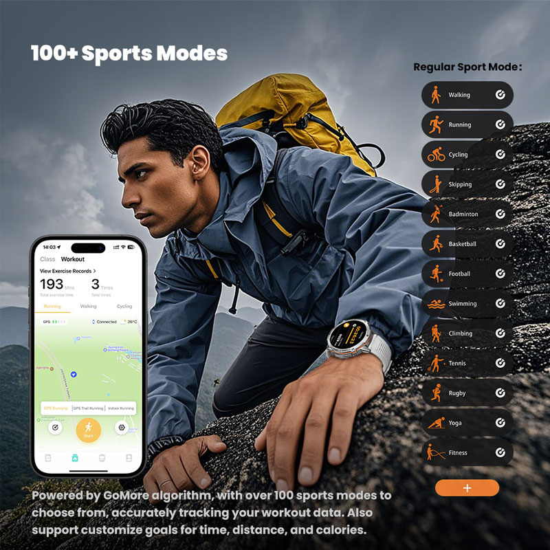 2026 Nowy Smartwatch TANK X3 P – Smartwatch Military Watches For Men recenzja i cena
