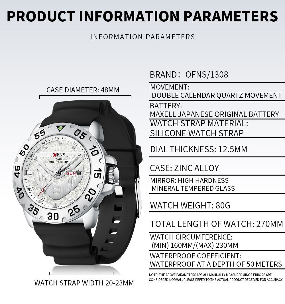 OFNS New Arrival luksusowy top – Smartwatch Watches For Men Brands recenzja i cena