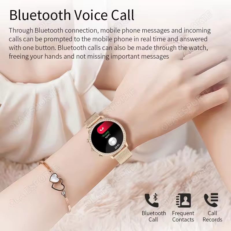 Elegancki damski smartwatch z  – Smartwatch Watches Price recenzja i cena